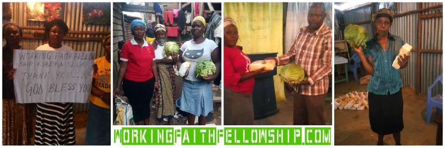 Covid 19 Relief Market GMFC WFF Kibera Slum Nairobi Kenya May 11th 2020