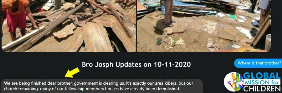 Kibera Slum Homes Demolished Kenya